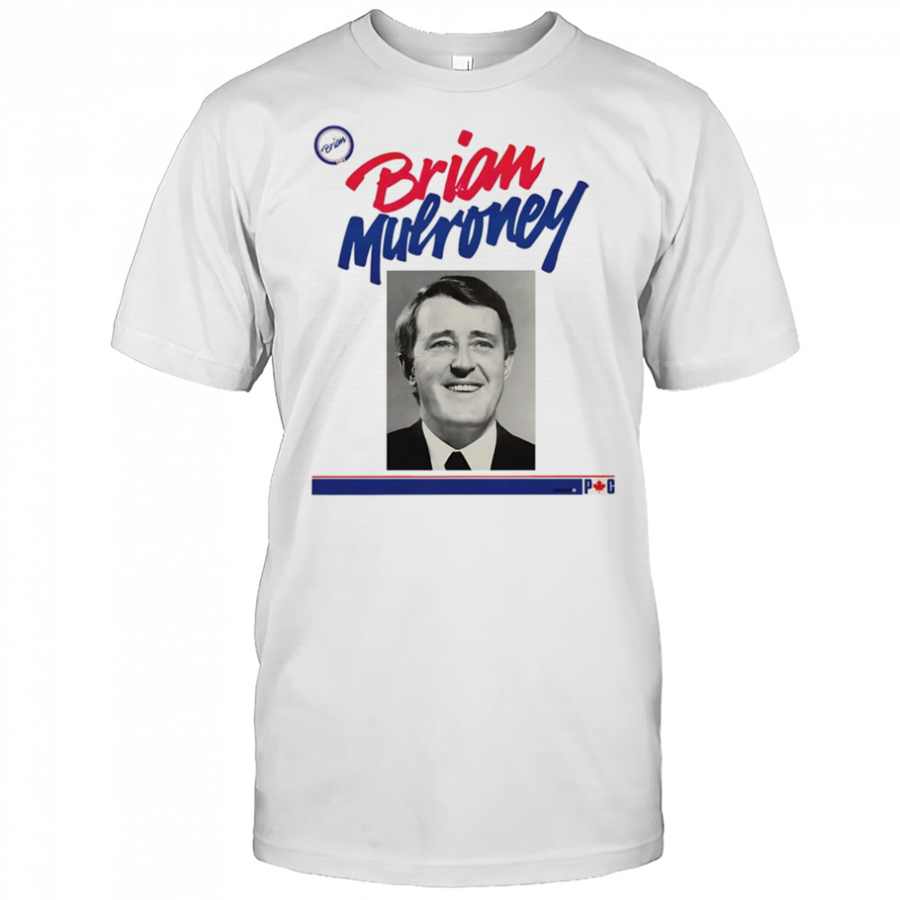 Brian Mulroney poster vintage shirt