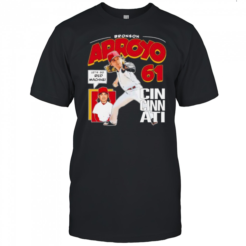 Bronson Arroyo Cincinnati Comic 61 shirt