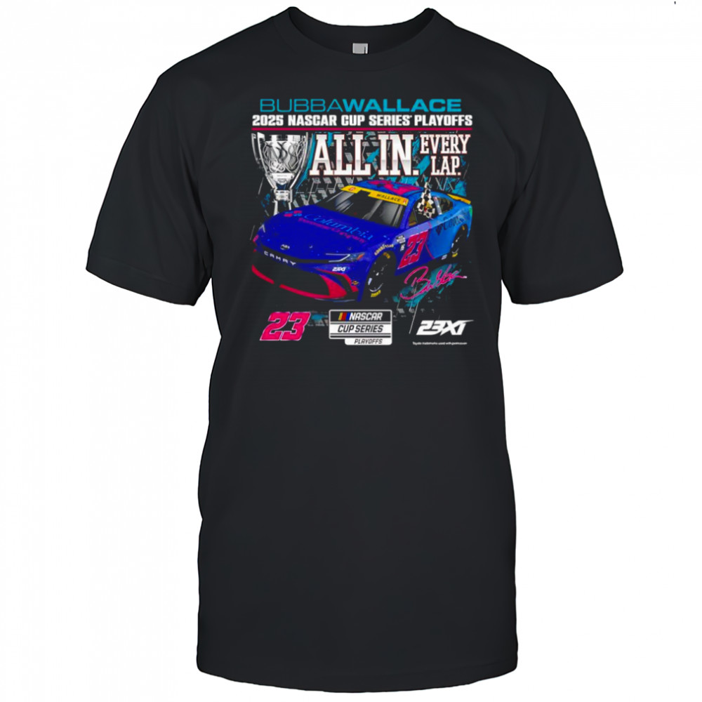 Bubba Wallace 23XI Racing 2025 NASCAR Cup Series Playoffs shirt