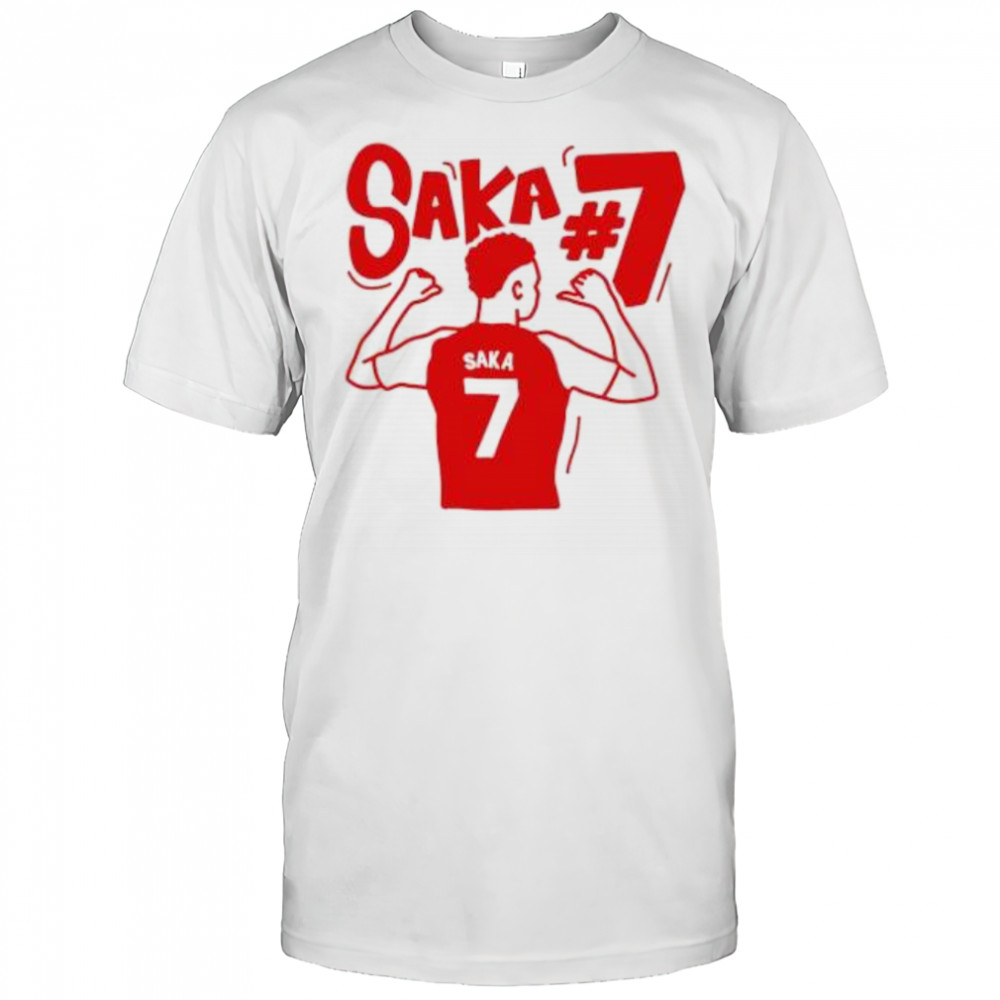 Bukayo Saka Arsenal Illustrated Graphic shirt