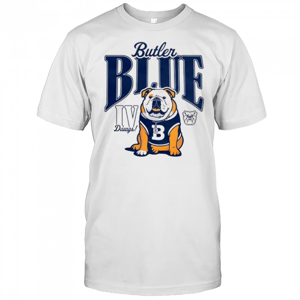 Butler University Blue IV Dawgs mascot graphic shirt