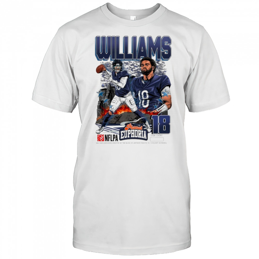Caleb Williams NFLPA Planet Euphoria T-shirt