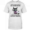 Cat there’s no such thing as too many books shirt
