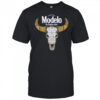 Cerveza Modelo Fighting Spirit Cow Skull T-shirt