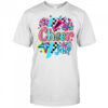 Cheer Mom Cheerleader Coquette Bow Colorful Football Season shirt