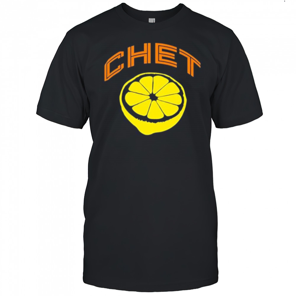 Chet Orange Lemon shirt