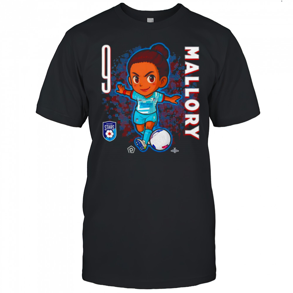 Chicago Stars Mallory Swanson chibi cartoon shirt