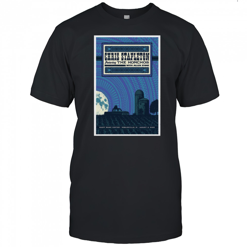 Chris Stapleton 2025 Noblesville, IN Poster T-Shirt