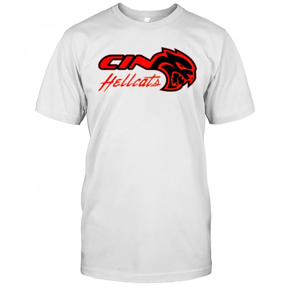 Cincinnati Bearcats Dodge Hellcat logo shirt