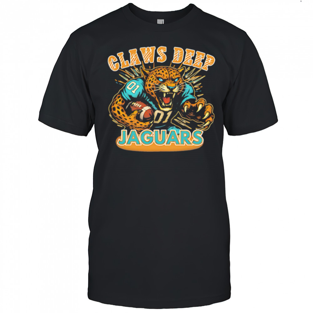Claw Deep Jaguars Football mascot shirt