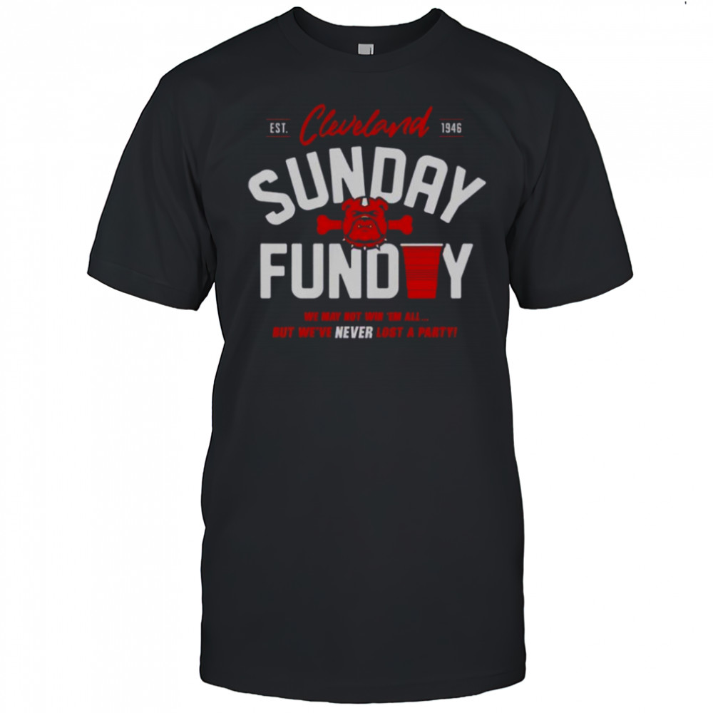 Cleveland Browns Never Lost A Party Sunday T-Shirt