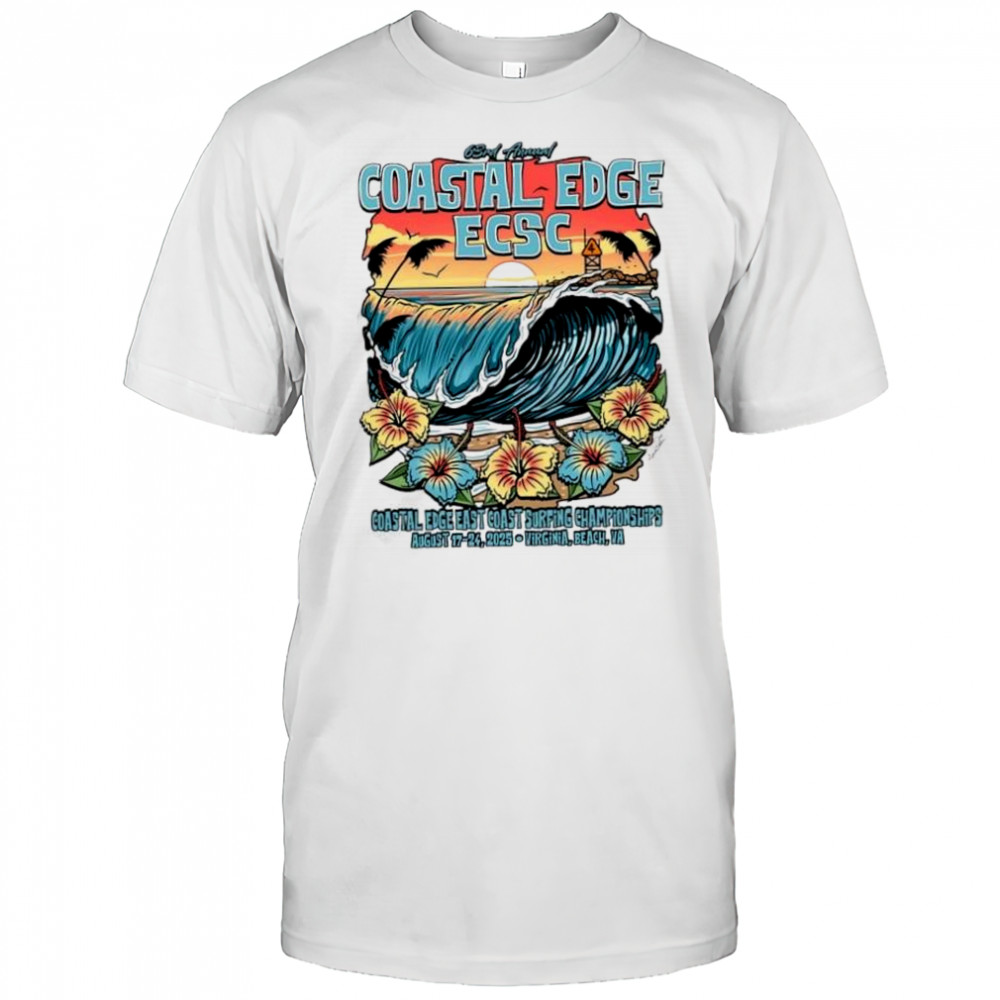 Coastal Edge East Coast Surfing Championship 2025 Featuring Artist Aaron Fulcher Shirt