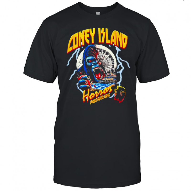Coney Island horror fuck your lyfe shirt