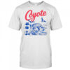 Coyote desert wildlife vintage graphic shirt
