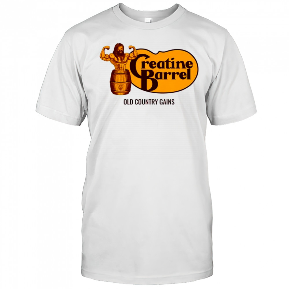 Creatine Barrel gym shirt