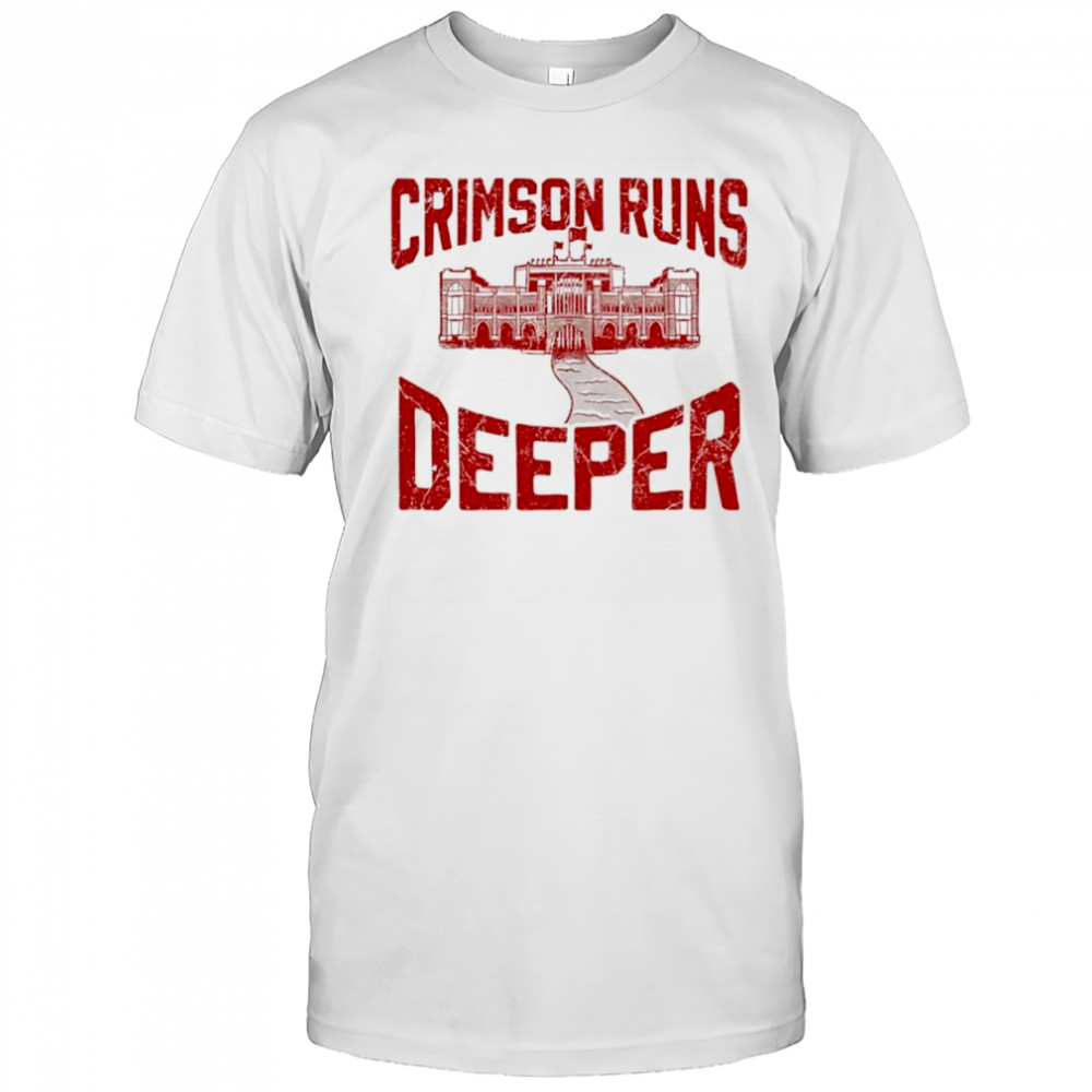 Crimson Runs Deeper Oklahoma Sooners football shirt