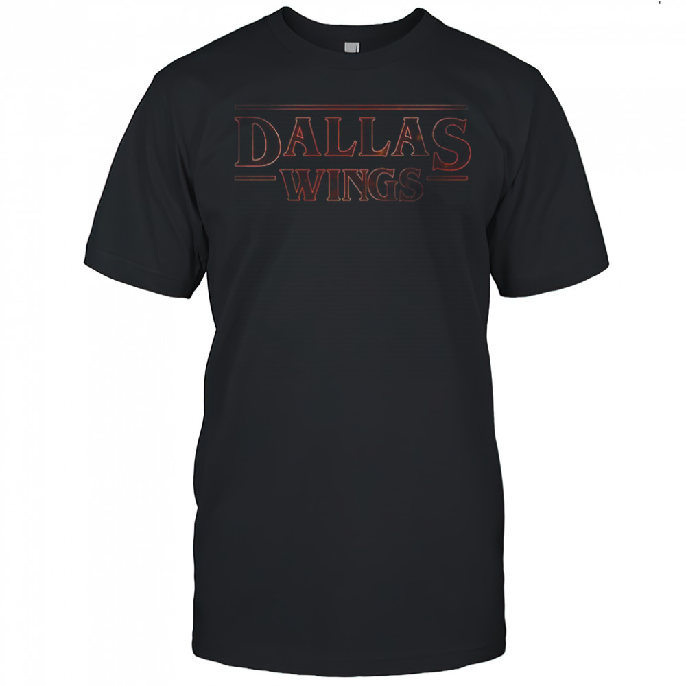 Dallas Wings x Stranger Things WNBA Basketball logo shirt