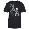 Dancing skeleton fuck Trump Halloween shirt