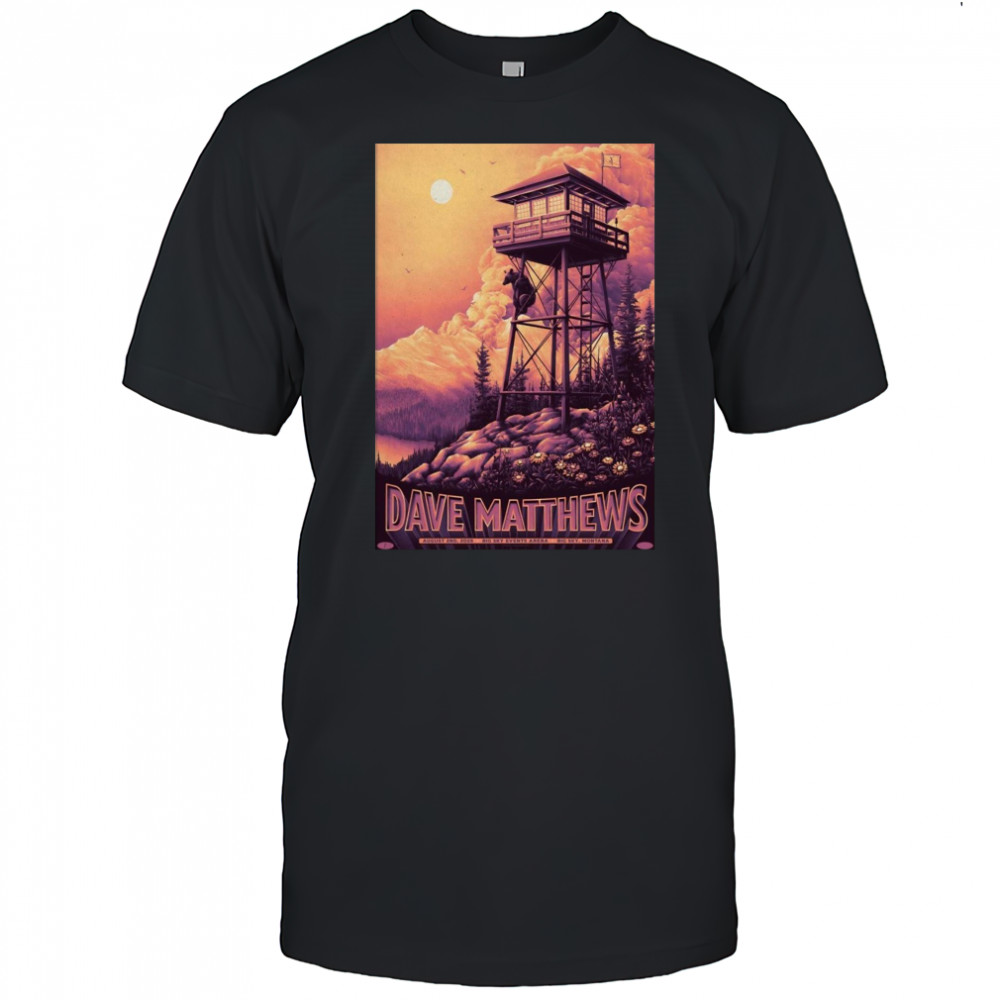 Dave Matthews Band Aug 2 2025 Wildlands Music In Big Sky MT Poster T-Shirt