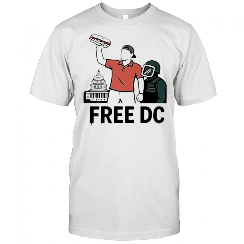 DC Sandwich guy free DC Protest shirt