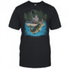 Dead Threads Skeleton Bass Fishing Graphic T Shirt