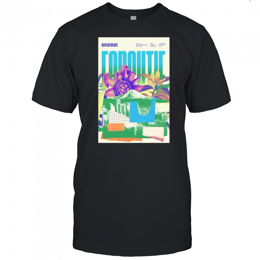 Death Cab For Cutie Live in Seattle WA Aug 2 2025 Tour Poster T-Shirt
