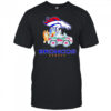 Denver Broncos Bluey cartoon charactor shirt