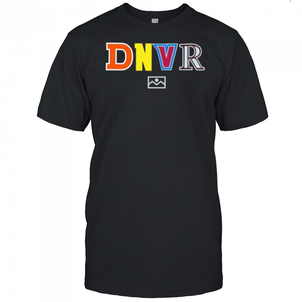 Denver Broncos DNVR Letters shirt
