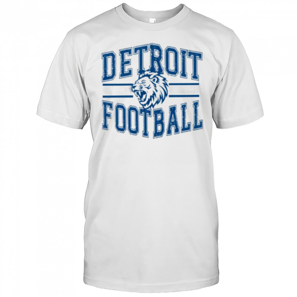 Detroit Football Comfort Colors Womens Game Day Graphic Shirt