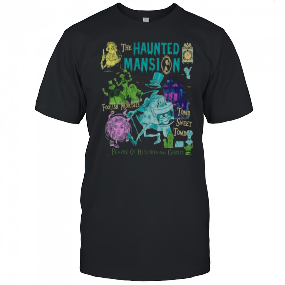 Disney The Haunted Mansion Foolish Mortals Halloween T Shirt