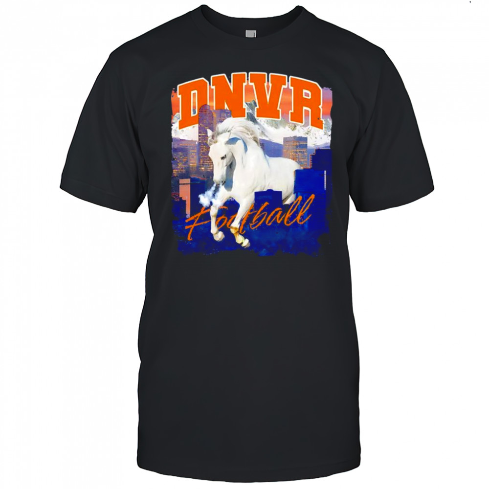 DNVR Denver Broncos Football Skyline City shirt