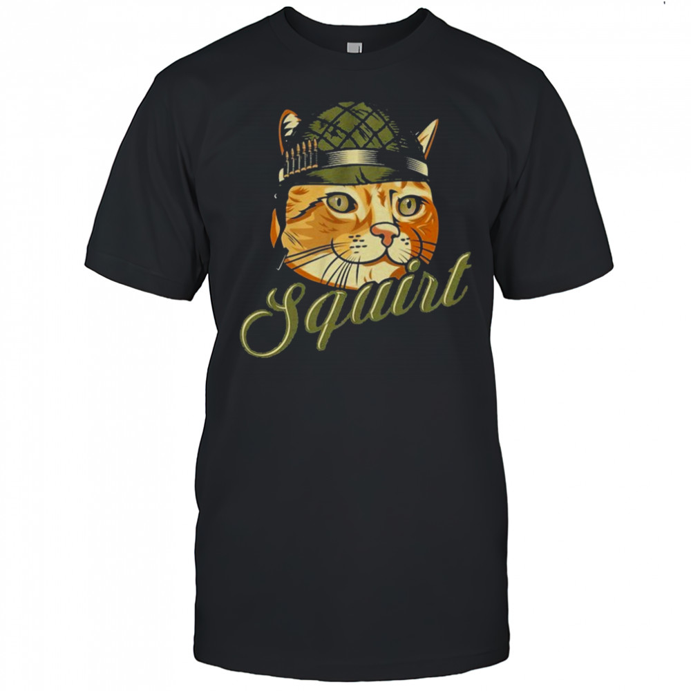Donut Operator Squirt Cat T-shirt