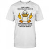 Duck middle finger I don’t care if people talk shit about me shirt
