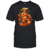 Earthbound Hero vs Dark Army cartoon shirt