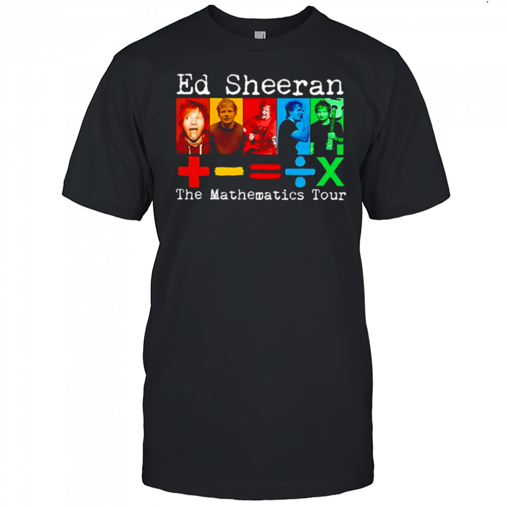 Ed Sheeran the Mathematics tour shirt