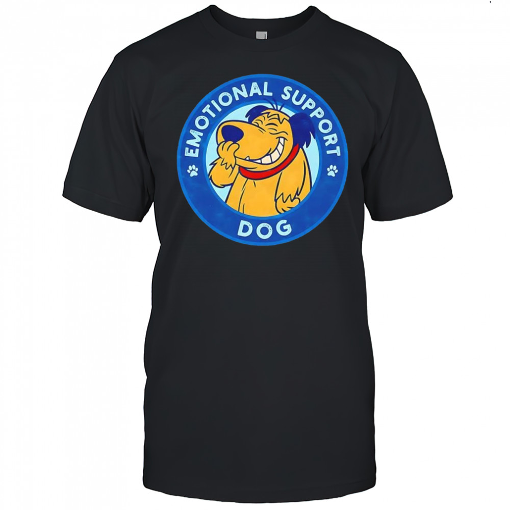 Emotional support dog logo graphic shirt