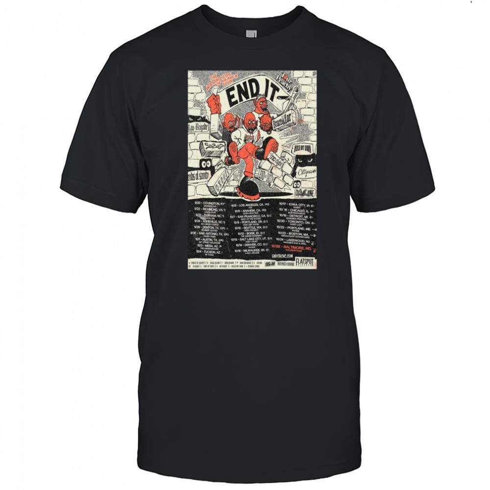 End It The Wrong Side Of Heaven Tour 2025 Poster T-Shirt