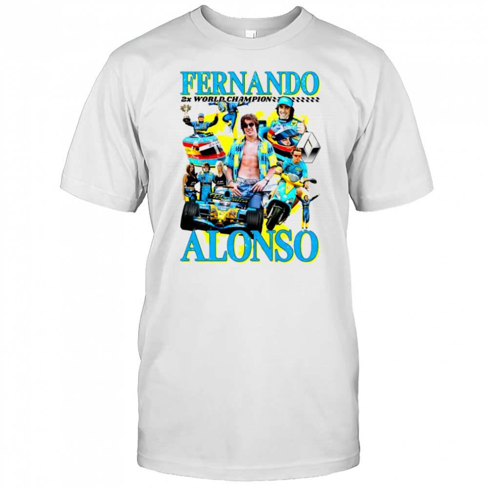 Fernando Alonso 2X World Champion shirt