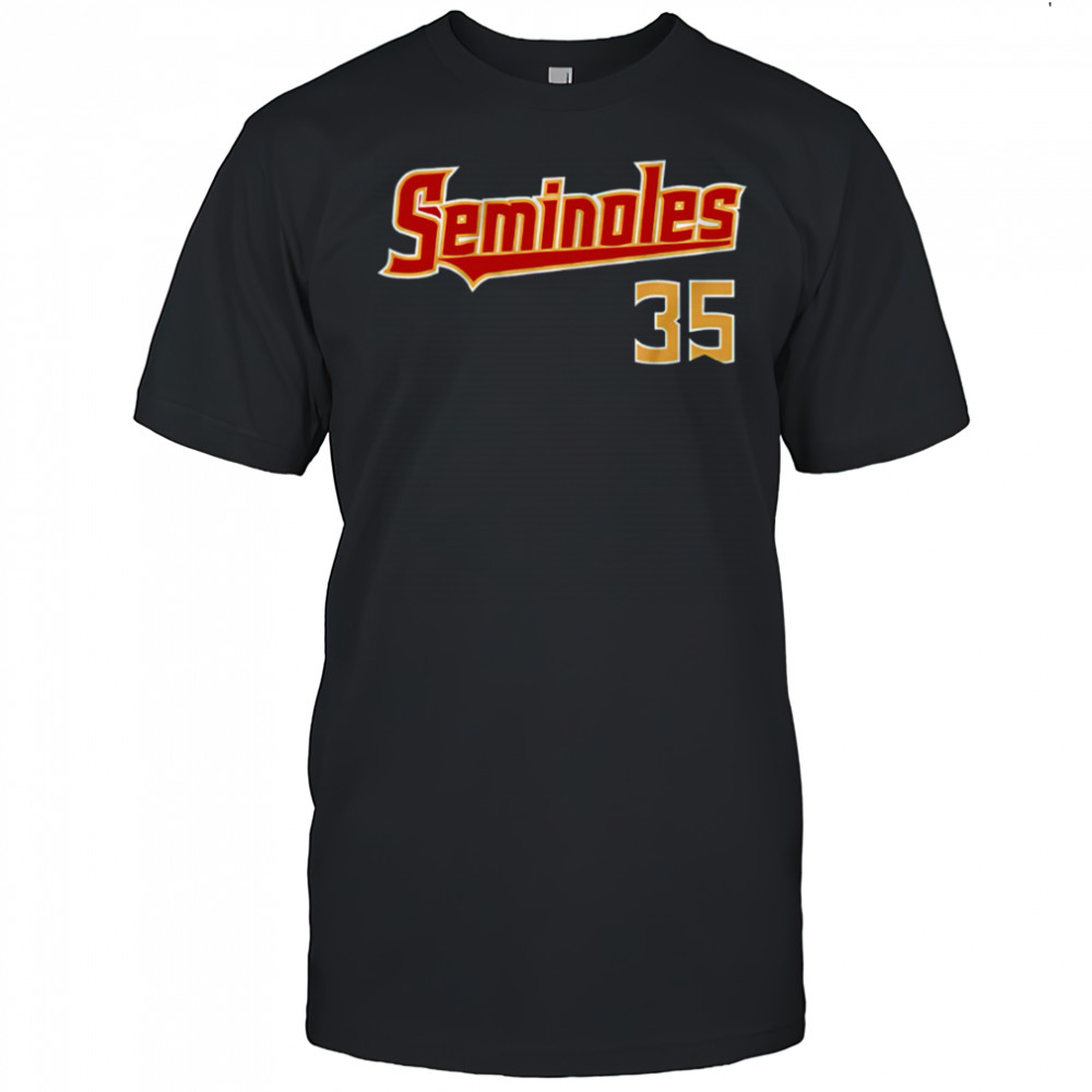 Florida State Baseball Cal Raleigh 35 signature shirt