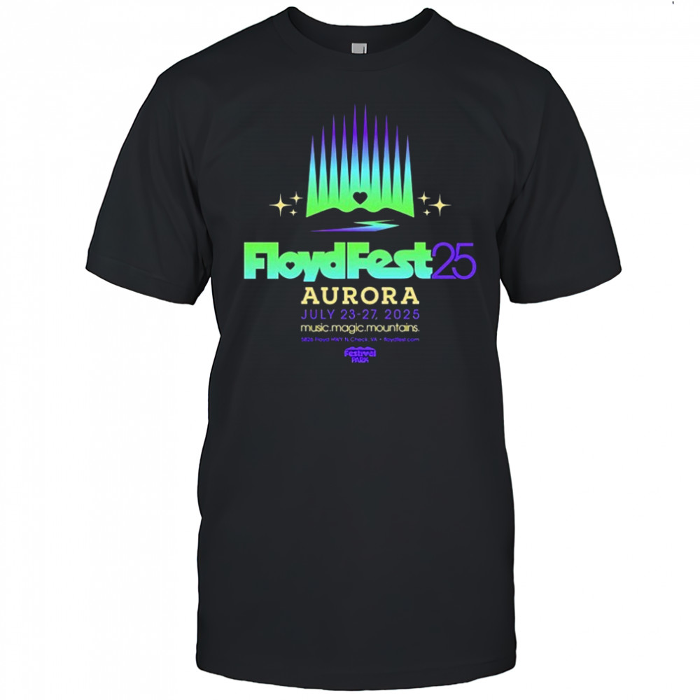 FloydFest Aurora 2025 Billboard T-shirt