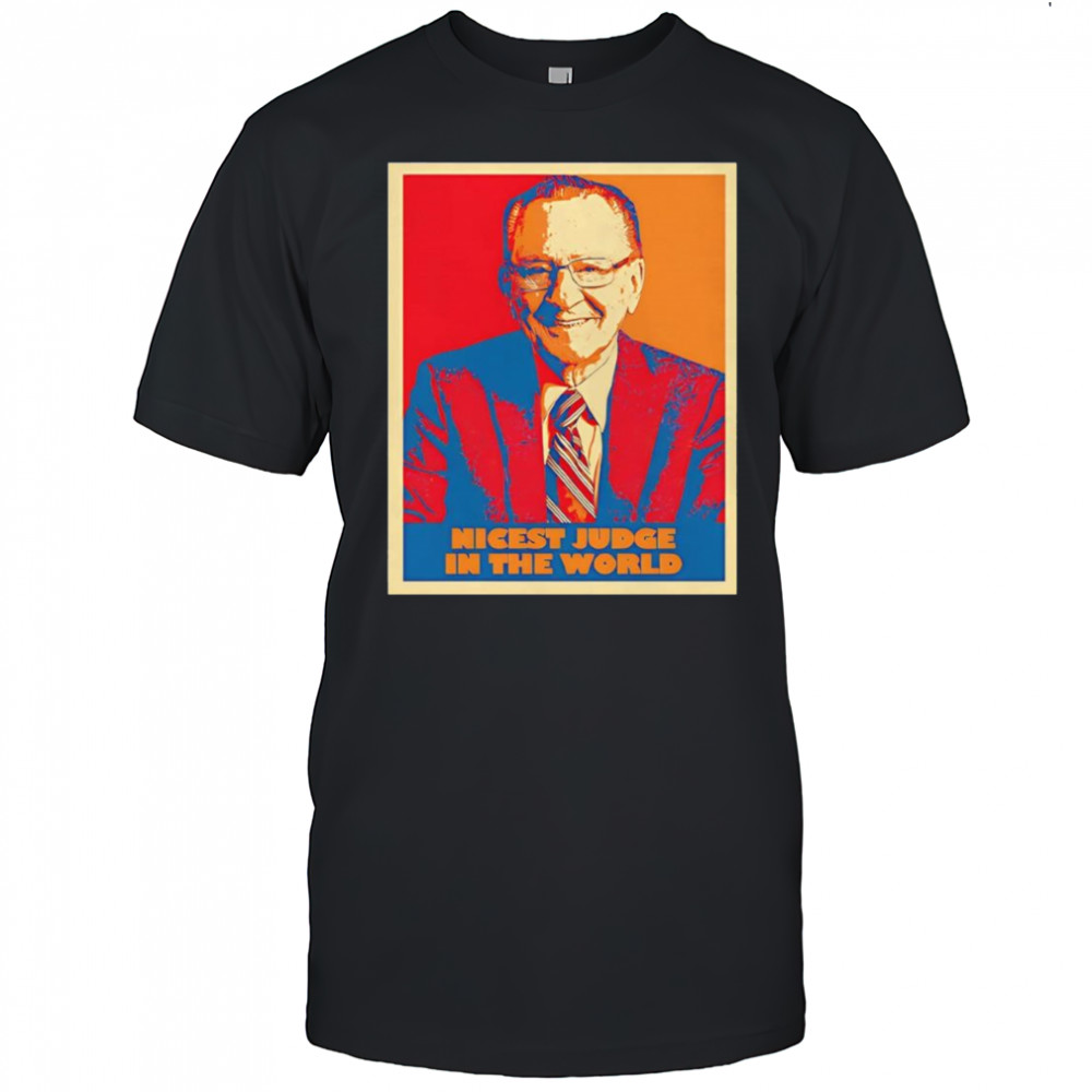 Frank Caprio Nicest judge in the world shirt