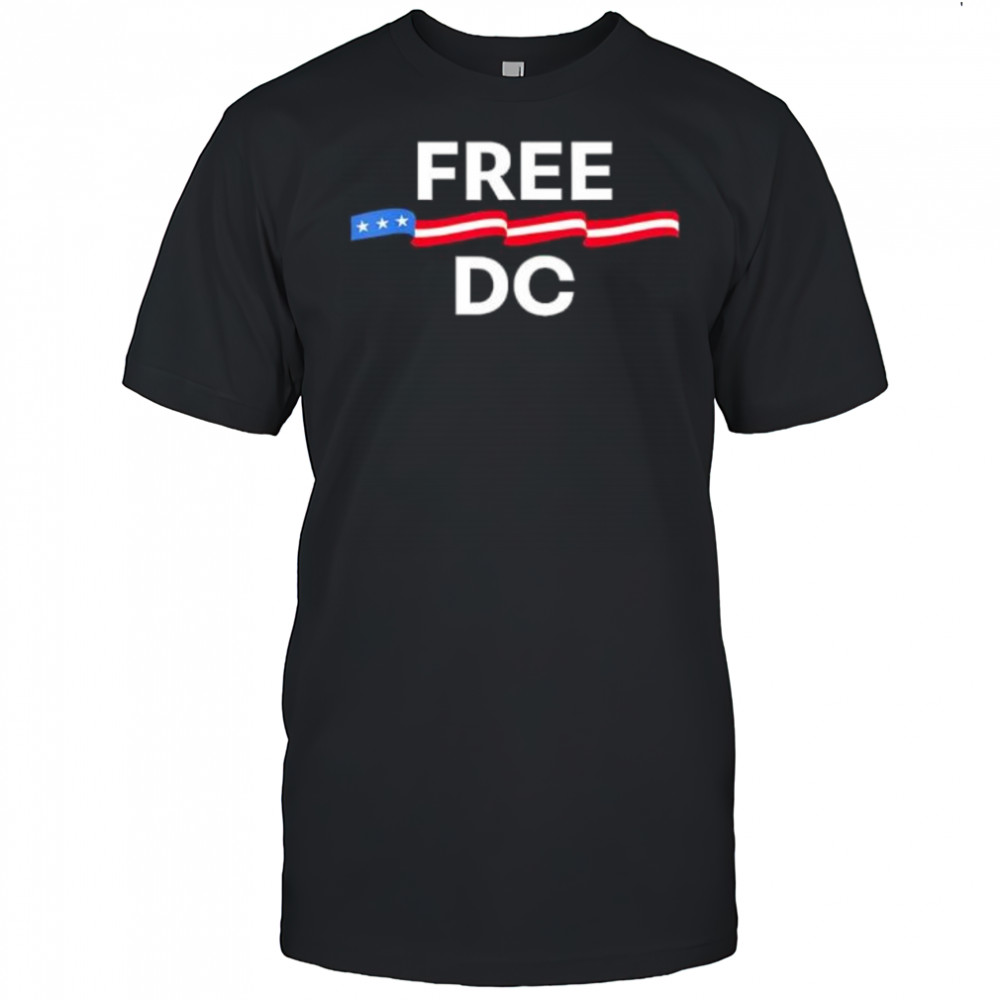 Free DC patriotic protest statehood shirt