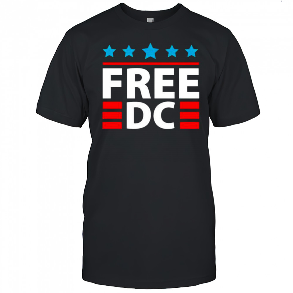 Free DC Washington DC statehood protest shirt