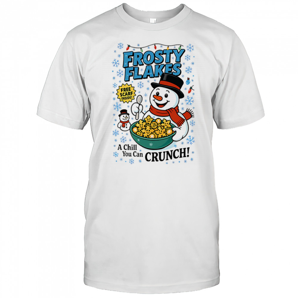 Frosty Flakes Snowman Christmas shirt
