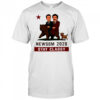 Gavin Newsom and Jeffrey Epstein Bear Newsom 2028 stay classy California flag shirt