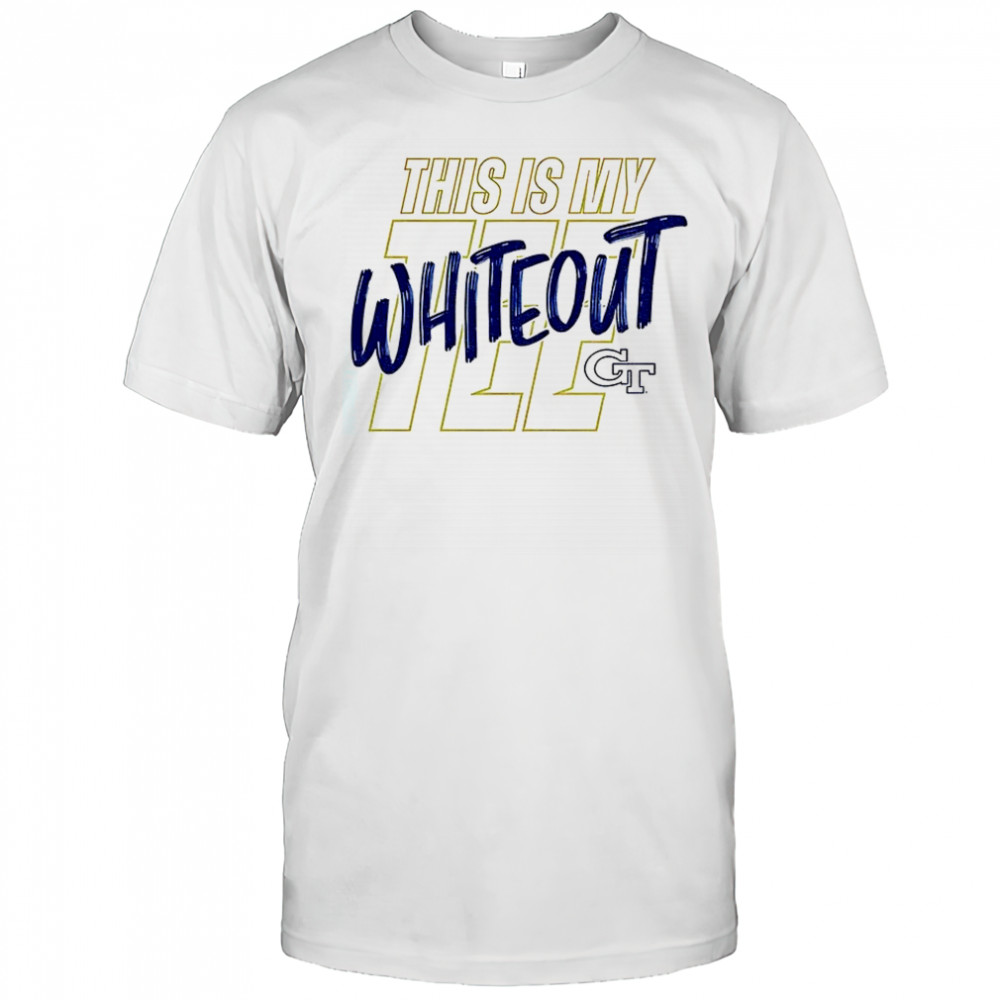 Georgia Tech Yellow Jackets This is my tee whiteout shirt