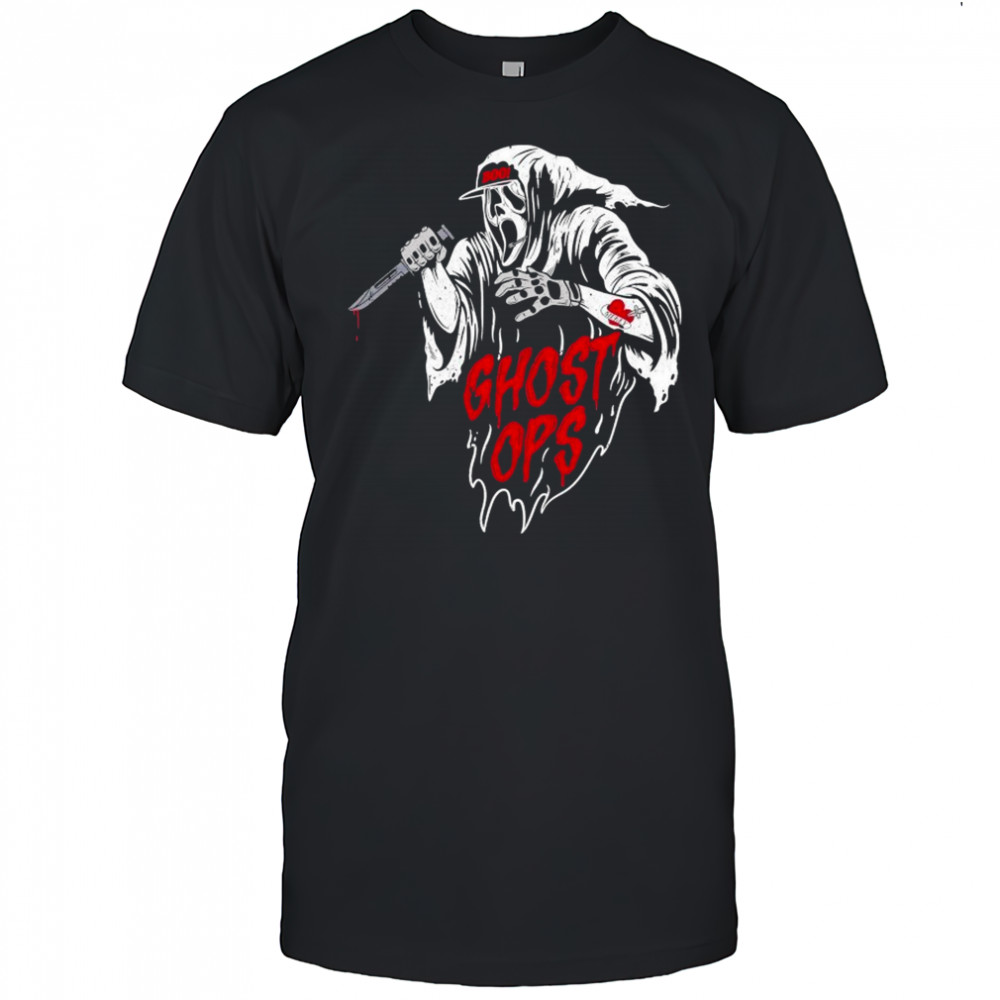 Ghostface Ghost Ops Boo Knife T-Shirt