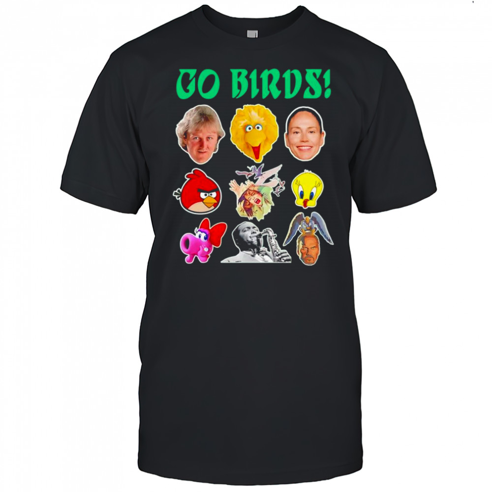 Go Birds mashup graphic shirt