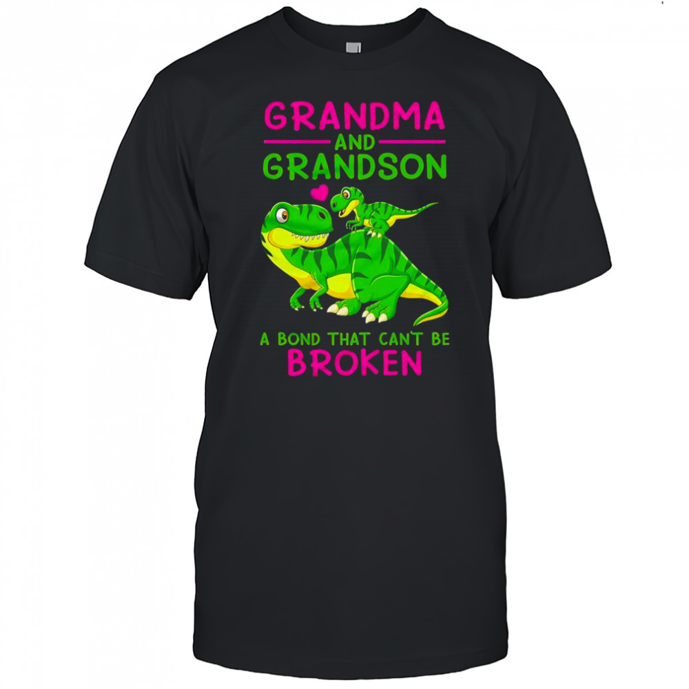 Grandma and grandson a bond that can’t be broken shirt