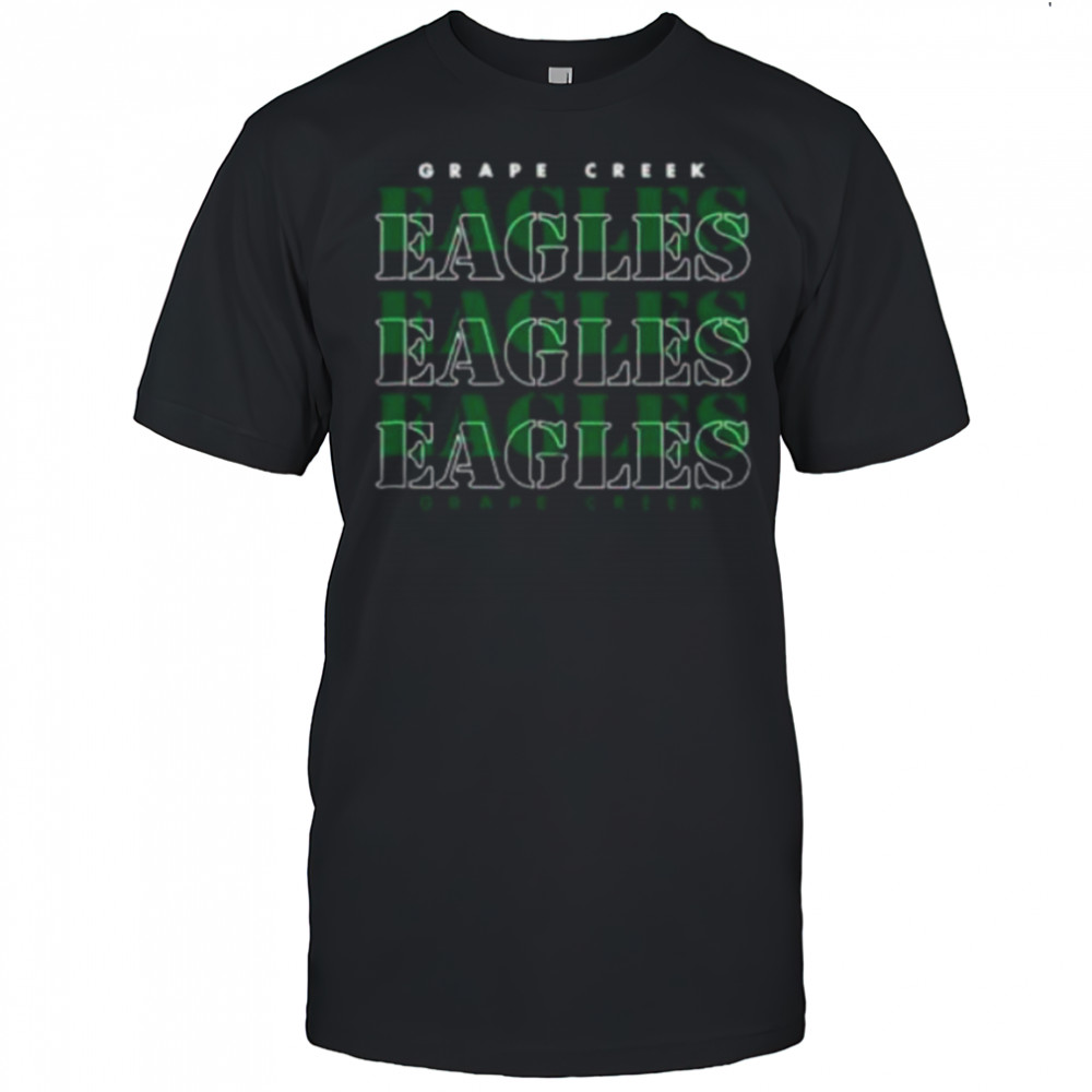 Grape Creek Eagles Repetition T Shirt